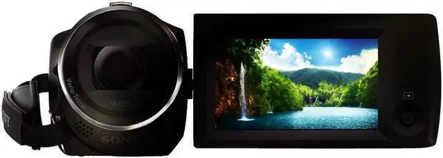 Alt view image 3 of 6 - Sony HDRCX405 HD Video Recording Handycam Camcorder Best All You Need Kit