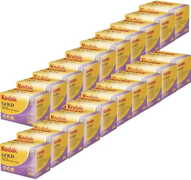 Main image of 20 Units Kodak GOLD 200 Color Negative Film 35mm Roll Film, 24 Exposures