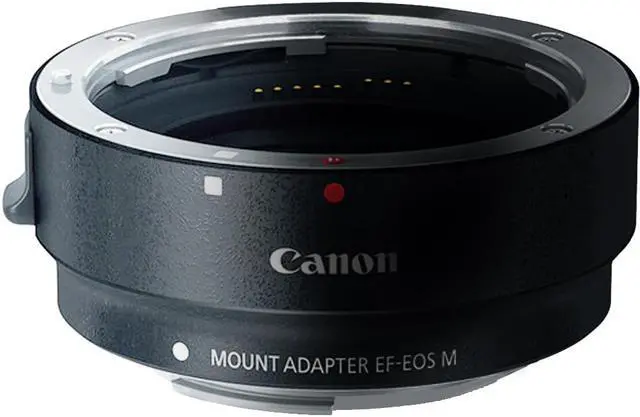 Alt view image 3 of 5 - Canon EF 50mm f/1.8 STM Lens with EF-M Adapter for Canon EOS M50 M200 M3 M6