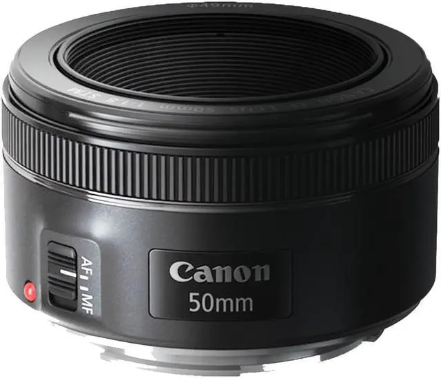 Alt view image 2 of 5 - Canon EF 50mm f/1.8 STM Lens with EF-M Adapter for Canon EOS M50 M200 M3 M6