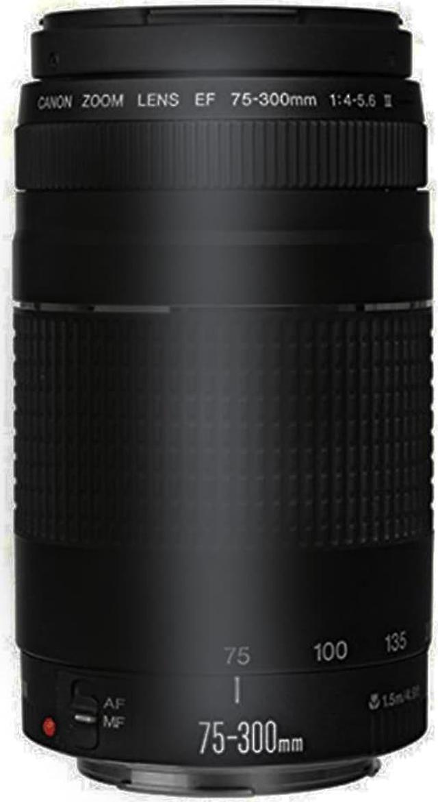 Canon EF 75-300mm f/4.0-5.6 III Lens with EF-M Adapter for