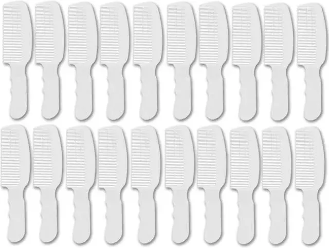 Main image of 20 Units Wahl Flat Top Comb White #3329-100