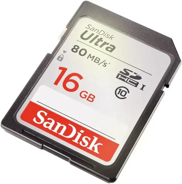 Alt view image 3 of 5 - 2 Packs SanDisk Ultra 16GB Class 10 SDHC UHS-I Memory Card up to 80MB/s  SDSDUNC-016G-GN6IN