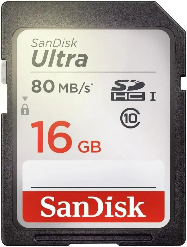 Alt view image 2 of 5 - 5 Packs SanDisk Ultra 16GB Class 10 SDHC UHS-I Memory Card up to 80MB/s  SDSDUNC-016G-GN6IN