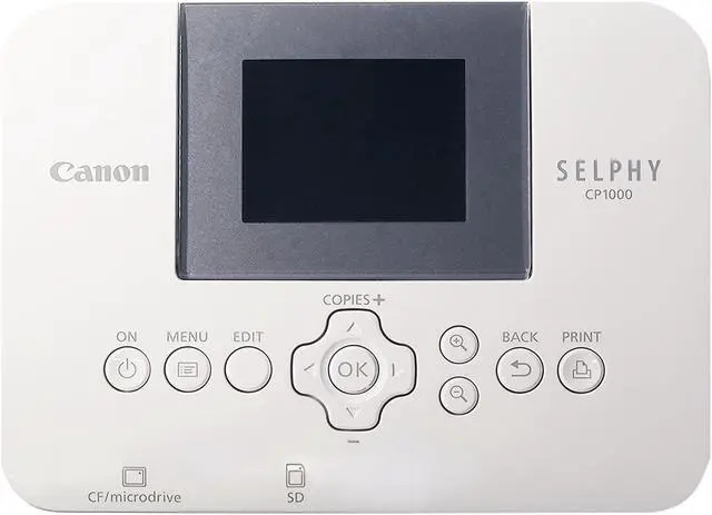 Alt view image 3 of 6 - Canon Selphy CP1000 Compact Colored Photo Printer White