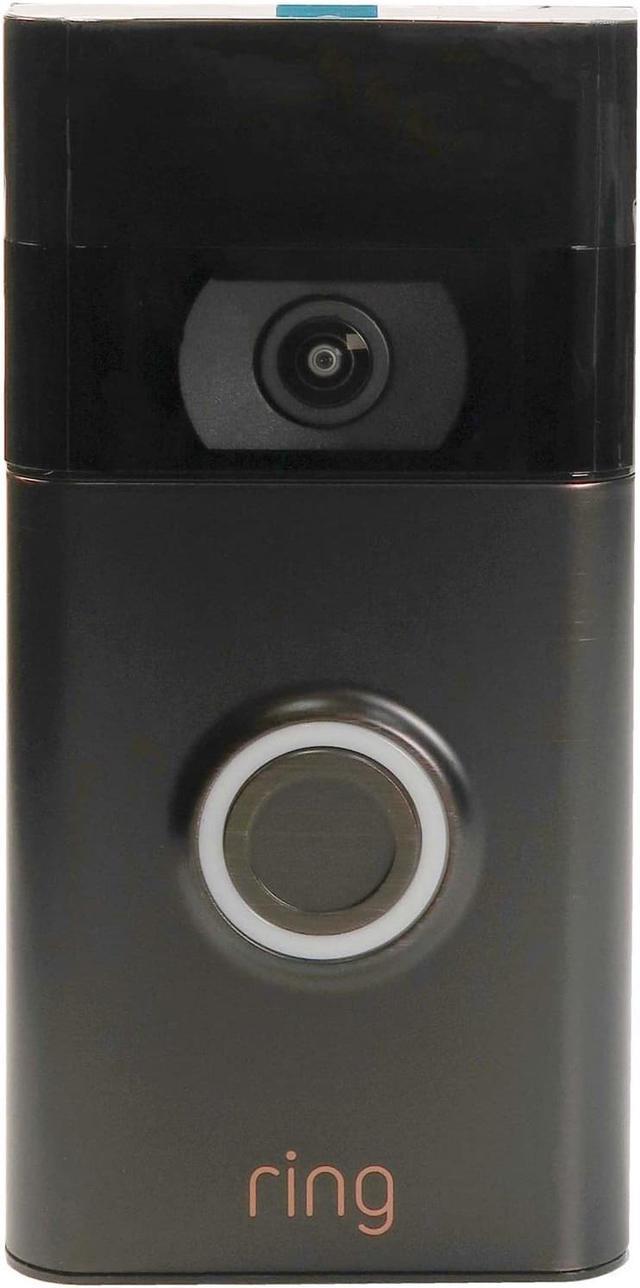 Ring Video Doorbell Built-in Battery Wireless or Wired 2nd gen Nickel / Bronze | eBay