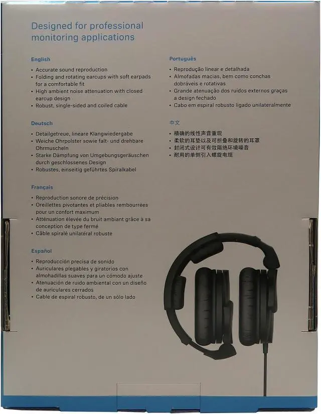Alt view image 18 of 20 - Sennheiser HD 280 PRO Closed-Back Headphones Black