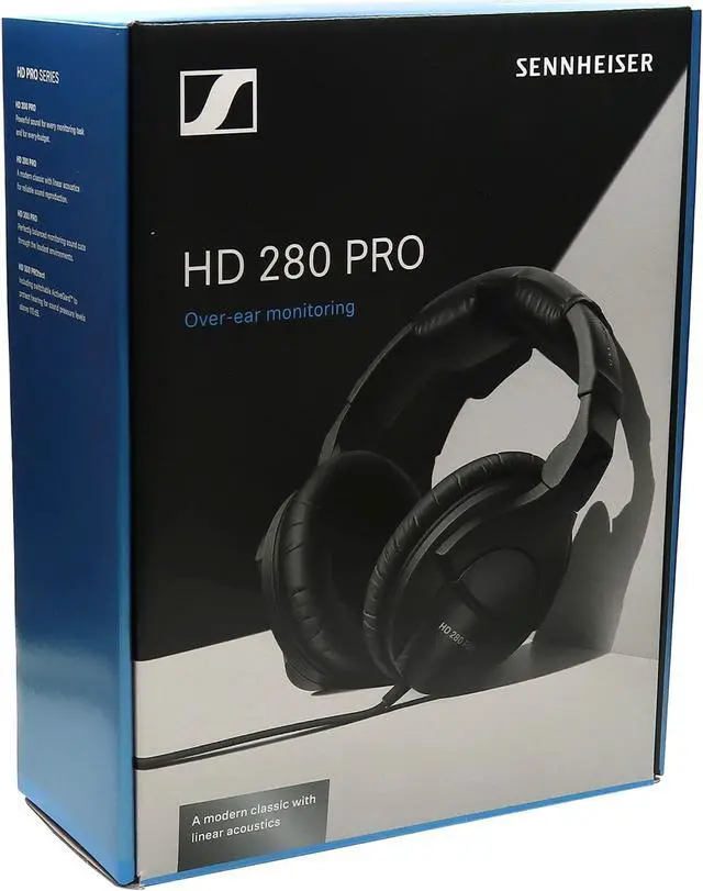 Alt view image 16 of 20 - Sennheiser HD 280 PRO Closed-Back Headphones Black