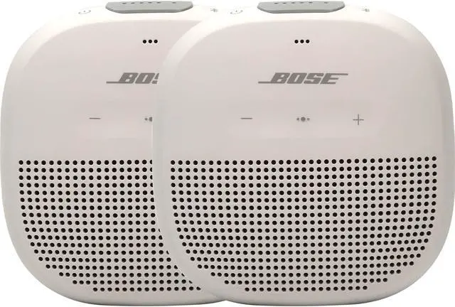 Main image of 2x Bose Soundlink Micro Bluetooth Speaker (Smoke White)
