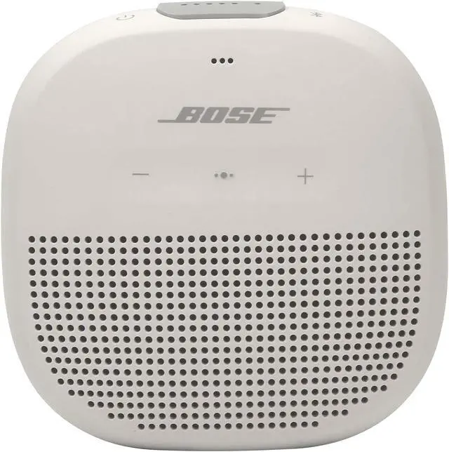Alt view image 2 of 6 - 2x Bose Soundlink Micro Bluetooth Speaker (Smoke White)