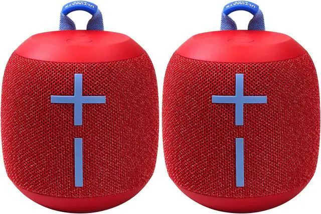 Main image of 2x Ultimate Ears WONDERBOOM 2 Portable Bluetooth Speaker (Radical Red)