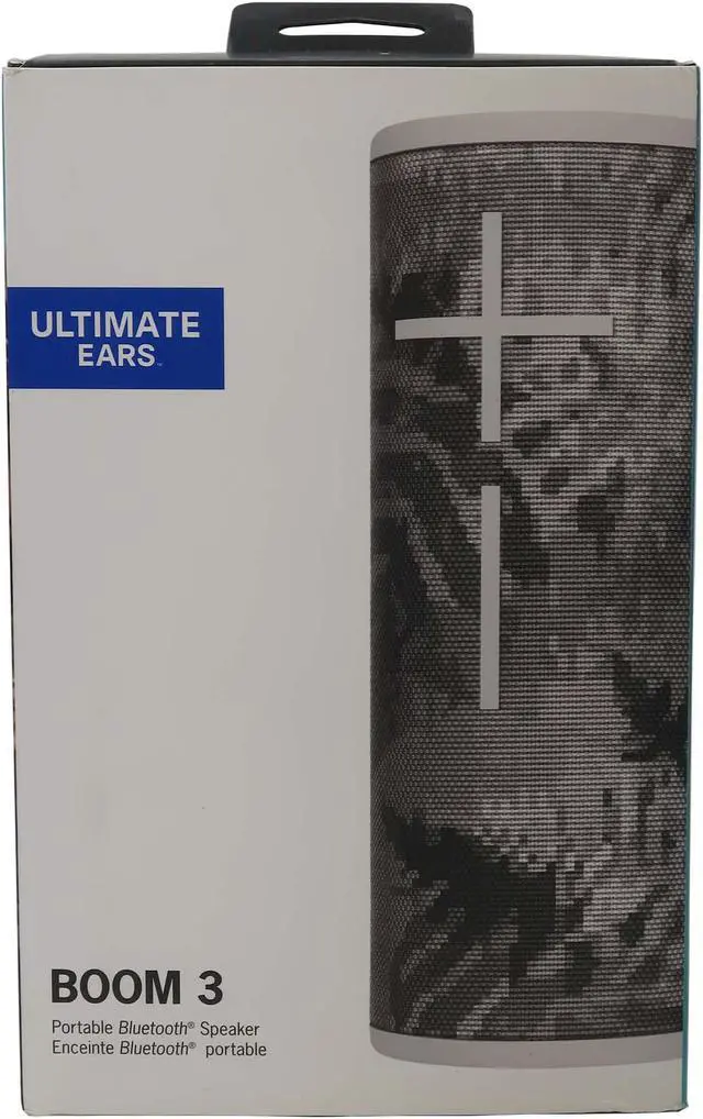 Alt view image 6 of 6 - 2x Ultimate Ears BOOM 3 Portable Wireless Bluetooth Speaker (Jungle Grey)