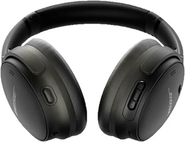 Alt view image 4 of 7 - Bose QuietComfort 45 Noise-Canceling Wireless Over-Ear Headphones (Triple Black) and Bose Soundlink Micro Bluetooth Speaker (Black)
