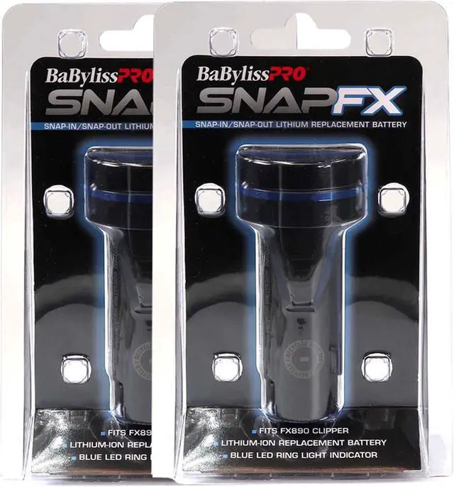 Main image of 2x BaByliss Pro SNAPFX Replacement Battery Fits FX890 Clipper FXBPC