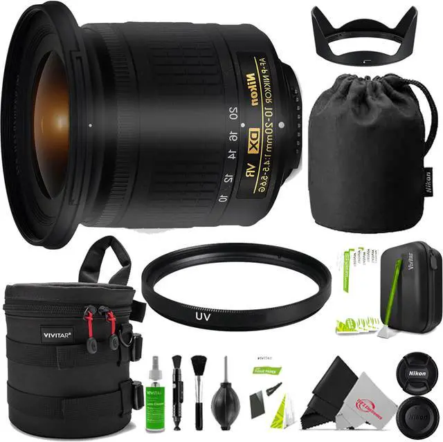 Nikon AF-P DX Nikkor 10-20mm f4.5-5.6G VR Lens Premium Accessory