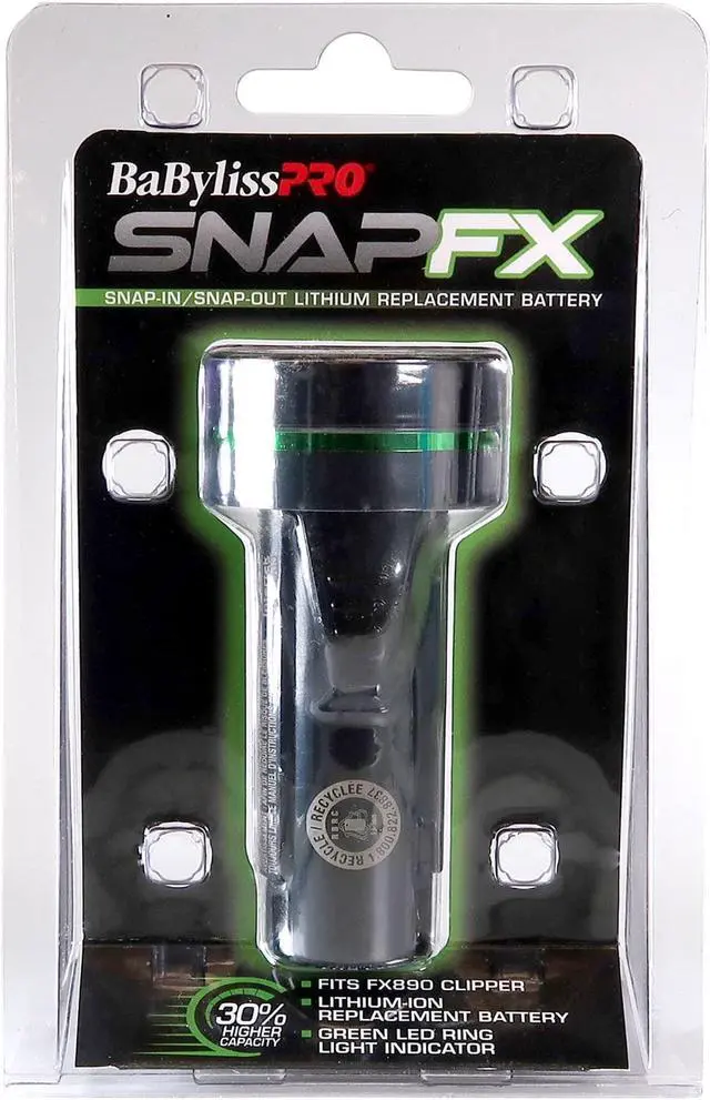 Alt view image 2 of 4 - 2x BaBylissPRO SnapFX High Capacity Clipper Replacement Battery (FXBPC33) fits FX890 Clipper
