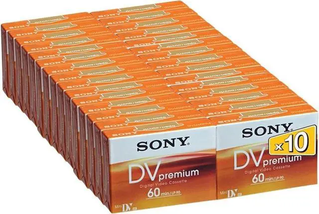 Main image of 30x Sony Premium Mini DV 60 Minute Digital Video Cassette Tape DVM60PR4J