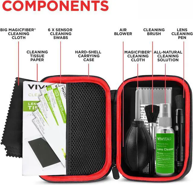 Alt view image 7 of 7 - Nikon 8x42 Monarch M5 Waterproof Roof Prism Binoculars (Black) with Vivitar Professional Cleaning Kit