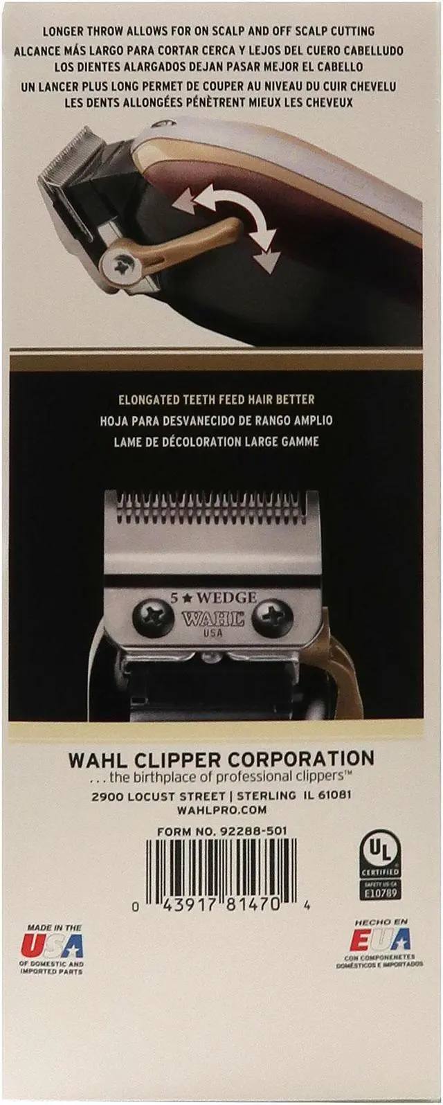 Alt view image 6 of 6 - Wahl 5 Star Legend Hair Clipper #8147