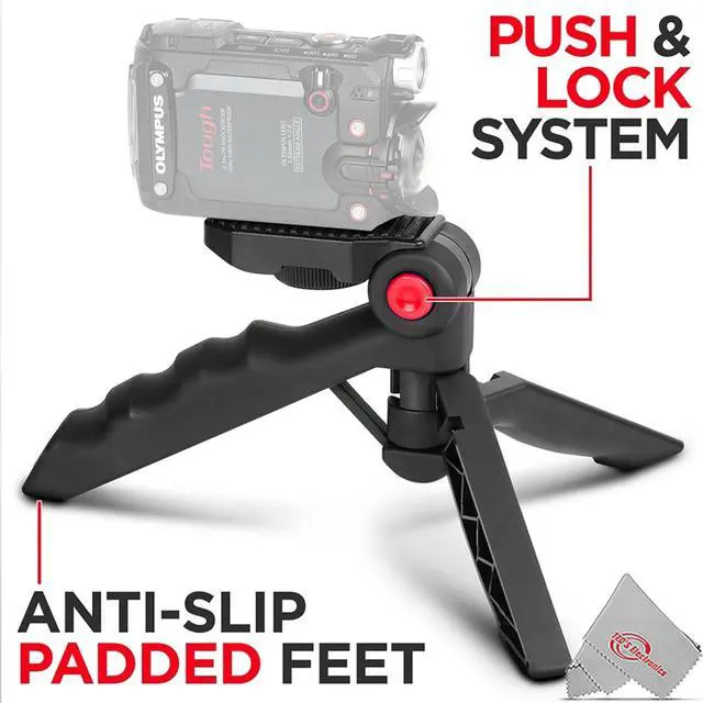 Alt view image 6 of 7 - Vivitar Pistol Grip Tripod for Smartphones and Cameras
