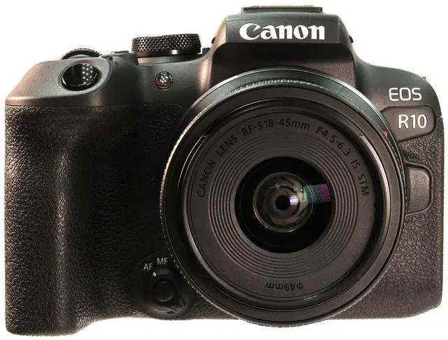 Alt view image 10 of 20 - Canon EOS R10 Mirrorless Camera w/RF-S18-45mm f/4.5-6.3 is STM Lens Kit (Content Creator kit)