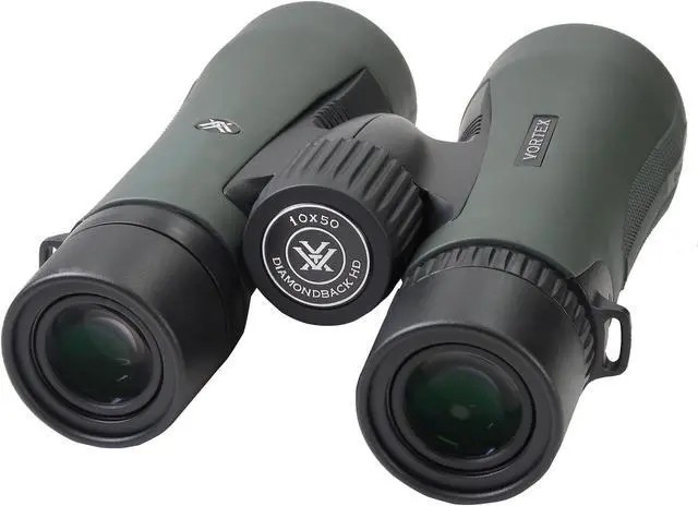 Alt view image 14 of 16 - Vortex Diamondback HD 10x50 Binoculars, Green,