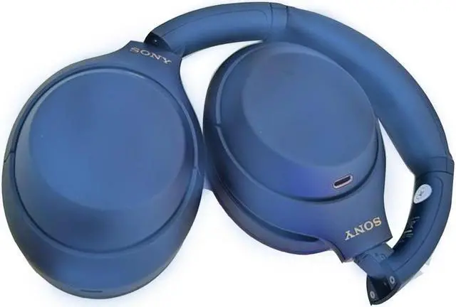 Alt view image 12 of 20 - Sony WH-1000XM4 Wireless Industry Leading Noise Canceling Overhead Headphones with Mic for Phone-Call and Alexa Voice Control, Blue
