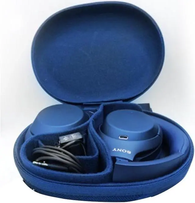 Alt view image 13 of 20 - Sony WH-1000XM4 Wireless Industry Leading Noise Canceling Overhead Headphones with Mic for Phone-Call and Alexa Voice Control, Blue