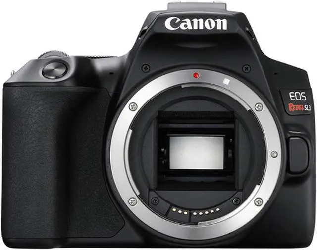 Alt view image 2 of 9 - Canon EOS Rebel SL3 DSLR Camera (Black, Body Only) - Intl Model