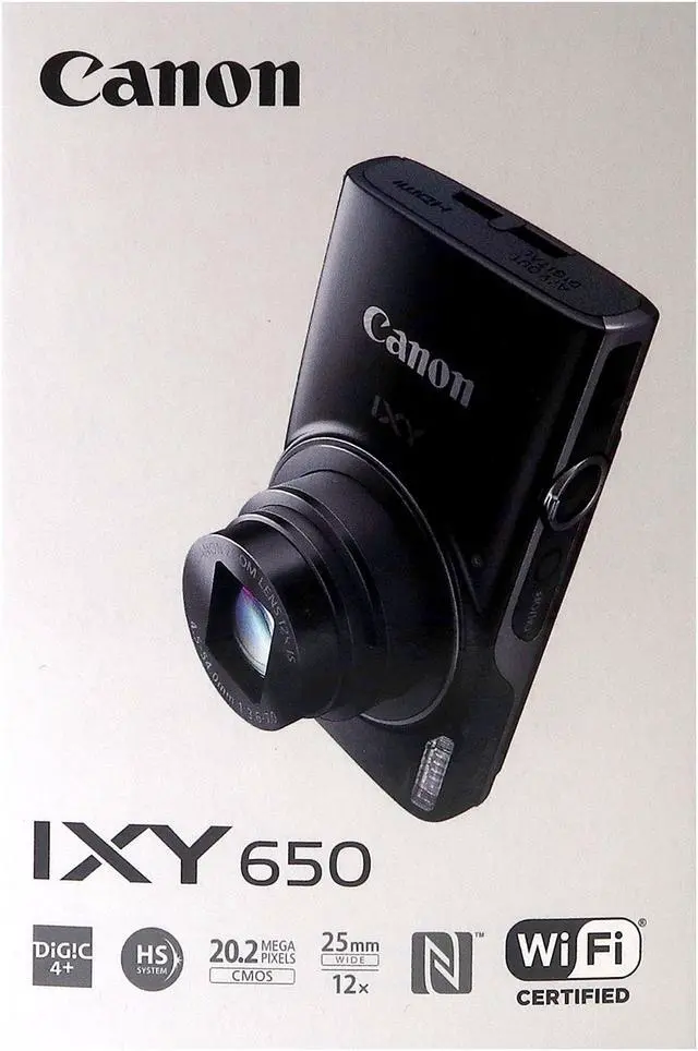 Alt view image 7 of 13 - Canon Powershot IXY 650 / ELPH 360 20.2MP Point and Shoot Digital Camera (Black)