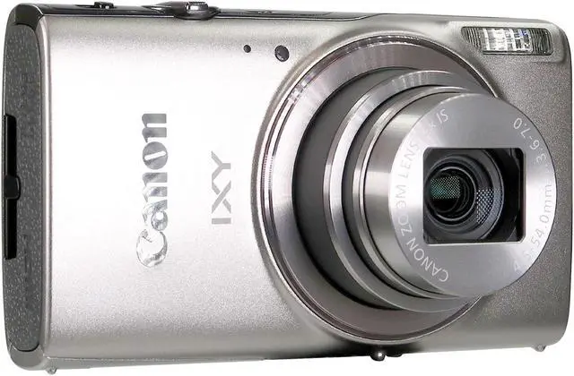 Alt view image 5 of 16 - Canon Compact Digital Camera IXY 650 Silver 12x Optical Zoom / Wi-Fi Compatible IXY650SL