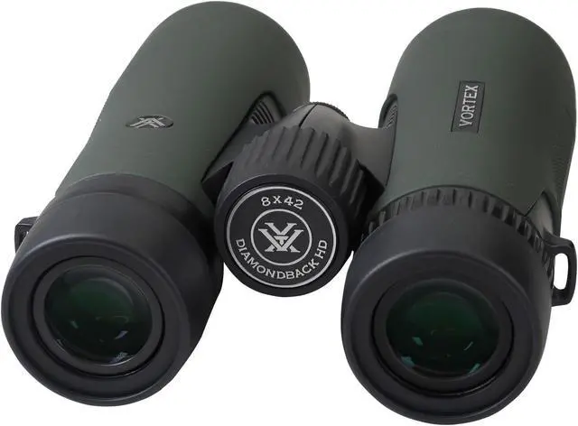 Alt view image 3 of 6 - Vortex 8x42 Diamondback HD Binoculars (Green) with Vivitar Professional Cleaning Kit