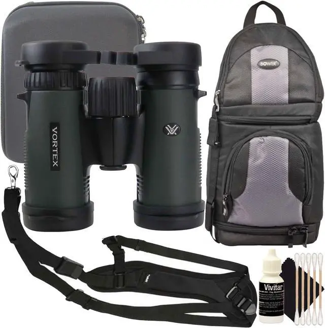 Main image of Vortex 8x32 Diamondback HD Binoculars DB-212 with Top Accessories