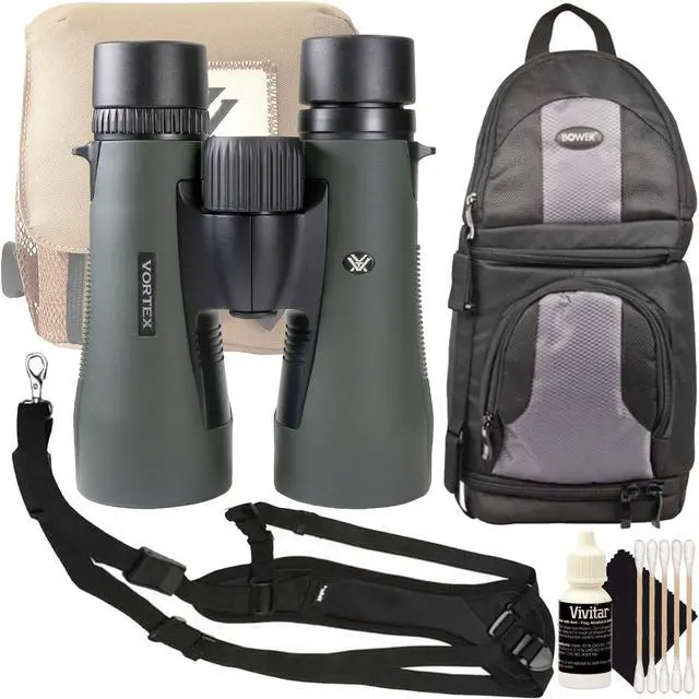Main image of Vortex 10x50 Diamondback HD Binoculars DB-216 with Top Accessories