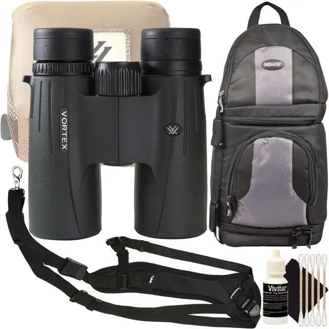 Main image of Vortex 10x42 Viper HD Binoculars V201 with Top Accessories