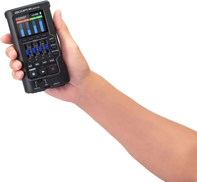 Alt view image 7 of 7 - Zoom R4 MultiTrak 32-Bit Float Recorder with Stereo Bouncing