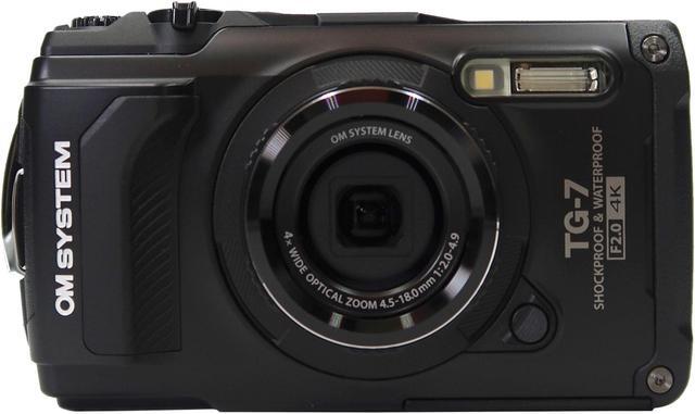 Alt view image 5 of 9 - OM System Tough TG-7 12 Megapixel Compact Camera (Black)