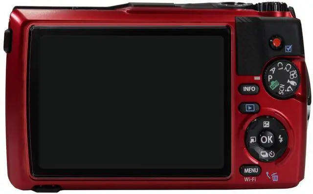 Alt view image 5 of 13 - OM System TG-7 12 Megapixel Compact Camera (Red)