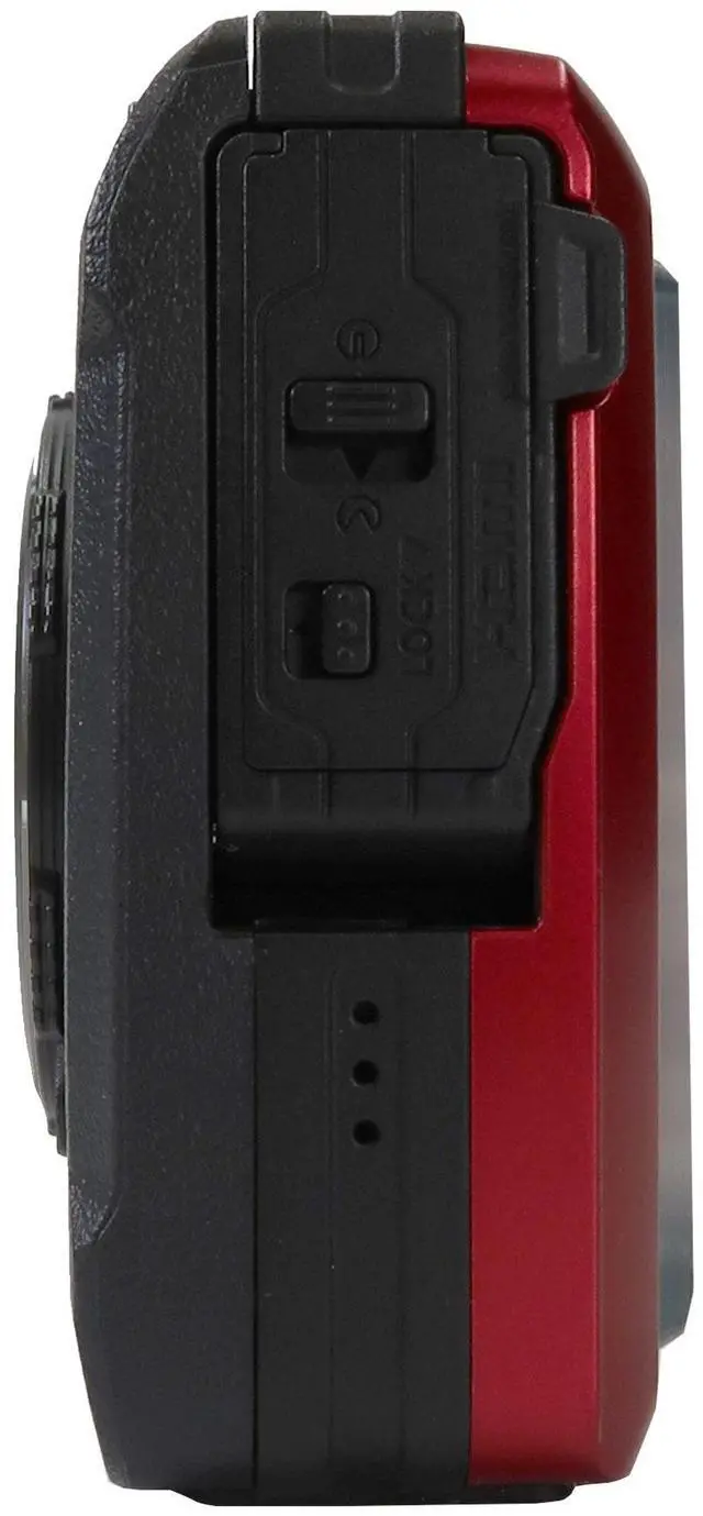 Alt view image 7 of 13 - OM System TG-7 12 Megapixel Compact Camera (Red)