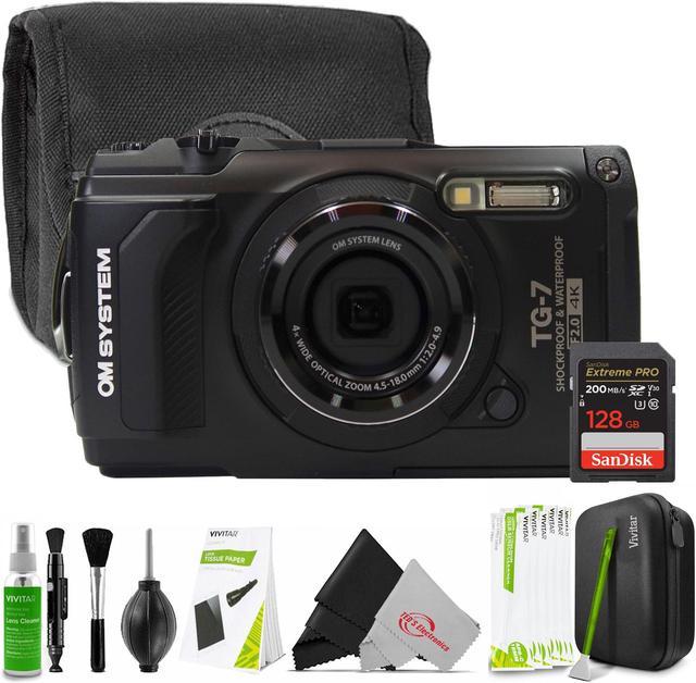 OM SYSTEM Tough TG-7 Digital Camera (Black)