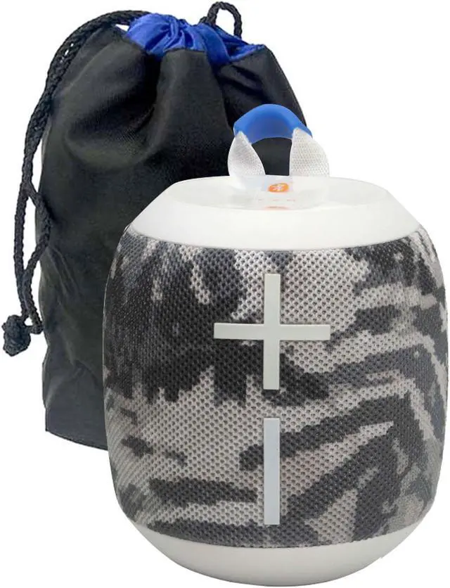 Main image of Ultimate Ears WONDERBOOM 2 Portable Bluetooth Speaker (Jungle Grey) with Soft Pouch Bag