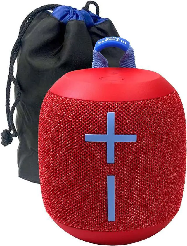 Main image of Ultimate Ears WONDERBOOM 2 Portable Bluetooth Speaker (Radical Red) with Soft Pouch Bag