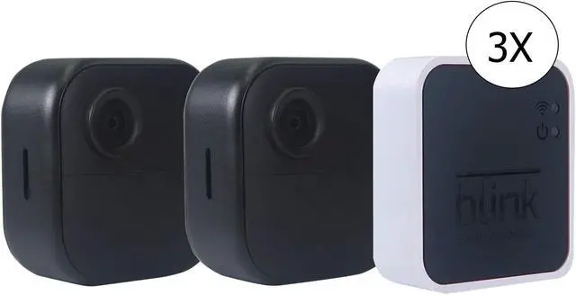 Main image of 3x Blink Outdoor 4 (4th Gen) Wireless 2 Camera System (Black)