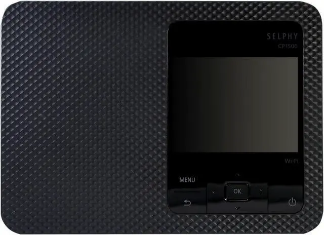 Main image of Canon SELPHY CP1500 Compact Photo Printer (Black) with 3x KP-108IN Selphy Color Ink 4x6 Paper Set 3115B001