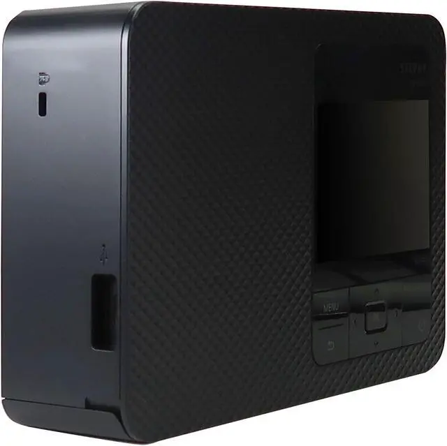 Alt view image 2 of 6 - Canon SELPHY CP1500 Compact Photo Printer (Black) with 3x KP-108IN Selphy Color Ink 4x6 Paper Set 3115B001