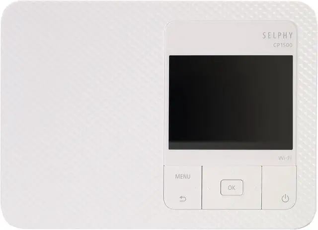 Alt view image 2 of 7 - Canon SELPHY CP1500 Compact Photo Printer (White) with 3x KP-108IN Selphy Color Ink 4x6 Paper Set 3115B001