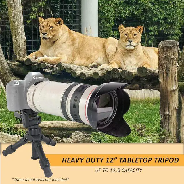 Alt view image 4 of 6 - Strudy Table Top Tripod for Vloggers Bloggers and Professional Photography - Heavy Duty, Keeps Equipment Safe