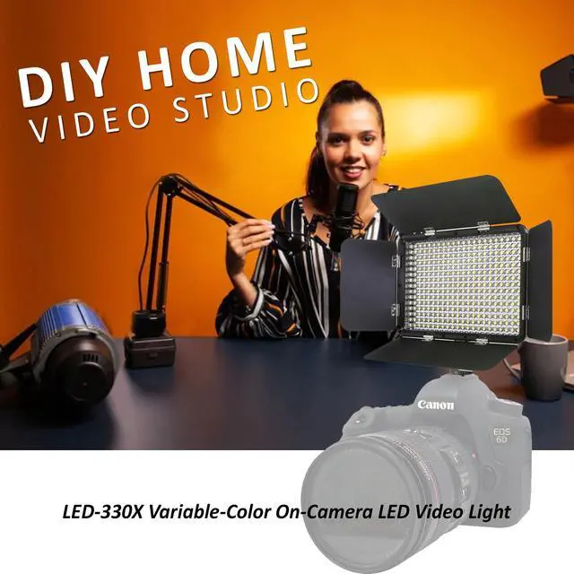 Alt view image 6 of 7 - 2x Ultra Slim High-Intensity Dimmable LED Light Panel 5000 Lux Output with 12-Inch Calapsible Pan Tilt Tripod for Vloggers Bloggers Creators and Professional Product Photography