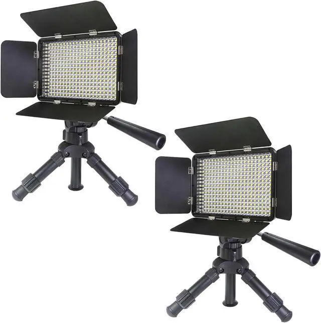 Alt view image 2 of 7 - 2x Ultra Slim High-Intensity Dimmable LED Light Panel 5000 Lux Output with 12-Inch Calapsible Pan Tilt Tripod for Vloggers Bloggers Creators and Professional Product Photography