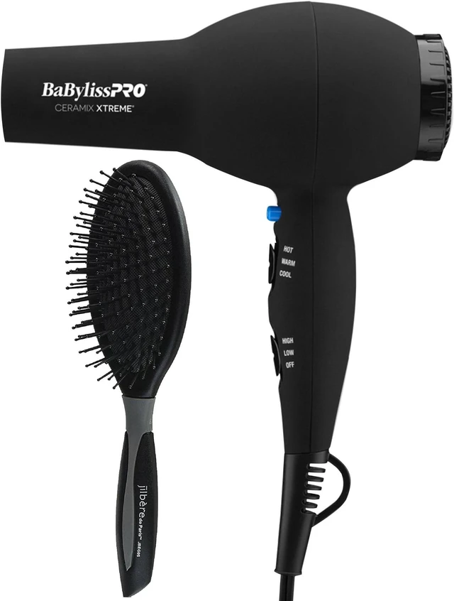 Babyliss Pro Ceramic Xtreme Hair Dryer with Conair Pro Ergo-Grip